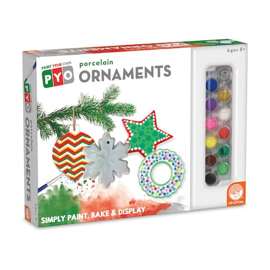 Paint Your Own Porcelain Ornaments By Mindware | 10" x 10" x 2" | Michaels®